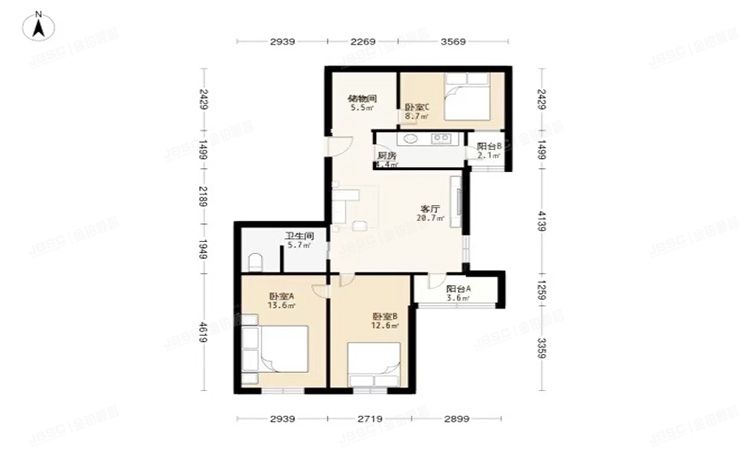 朝阳区 八里庄东里6号楼7层707（梧桐人家）