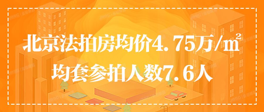 5月北京法拍房竞争激烈，套均参拍人数超7.6人，成交额破17亿！
