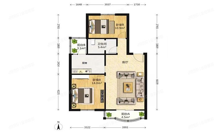 顺义区 樱花园三区8号楼4层四单元402号（樱花园三区）