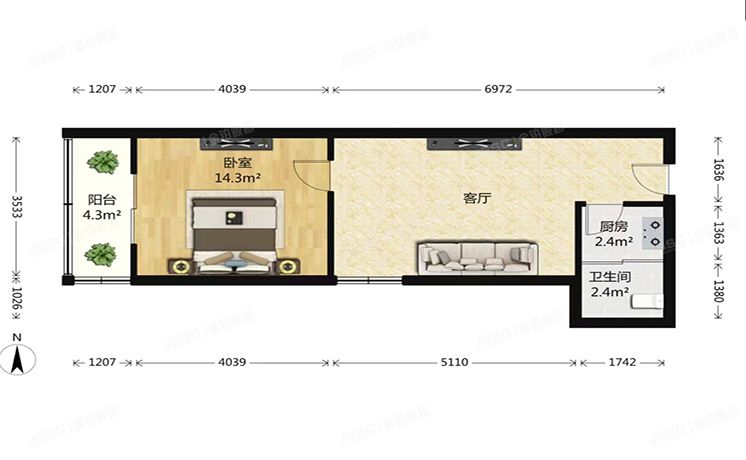 东城区 西营房胡同9号院1号楼7层0711号（西营房胡同9号院）