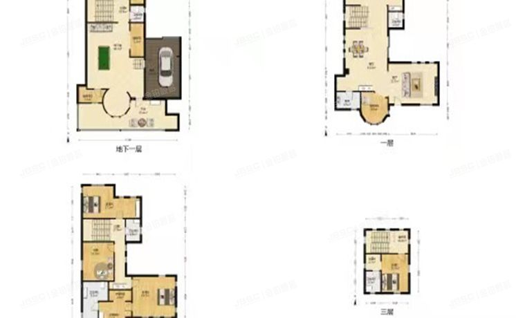 顺义区 天竺新新家园二区3号楼-1至3层03 别墅