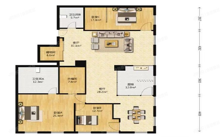 东城区 香河园街1号院北区7号楼9层1001（万国城MOMA）