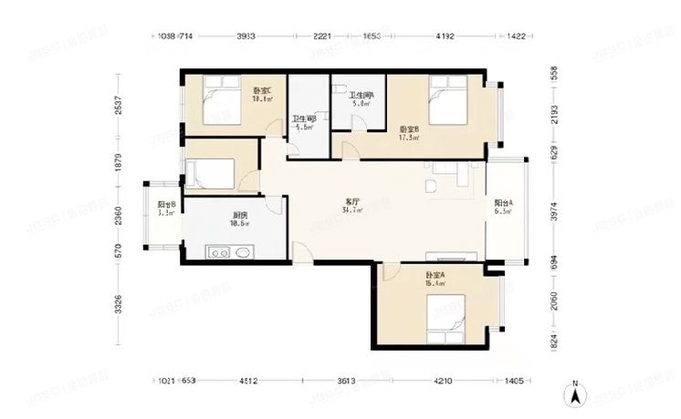 昌平区 天通中苑33号2层6单元201号（天通中苑）