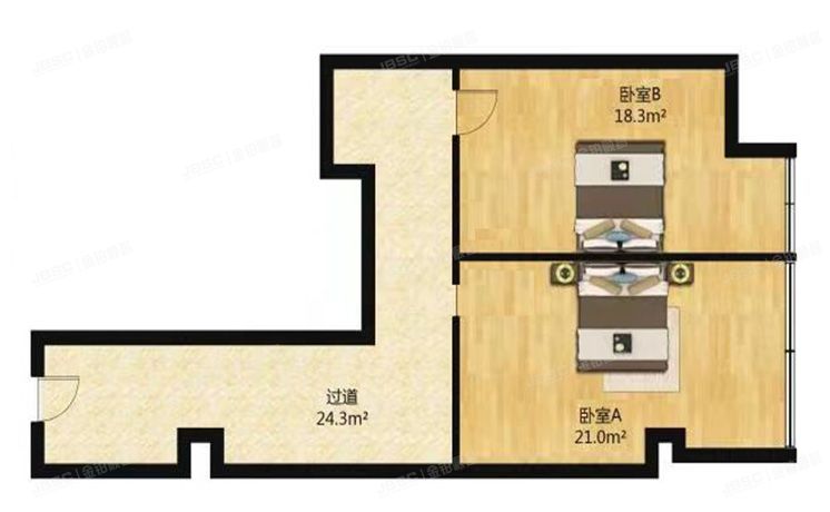东城区 冠城名敦道2楼14层1411