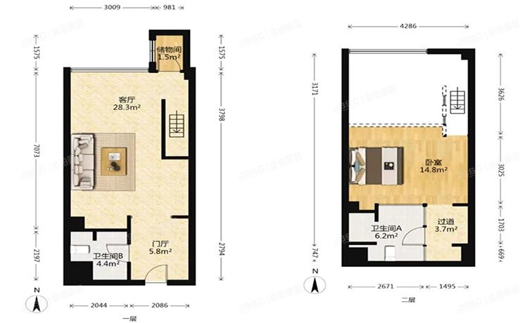 朝阳区 光华路甲8号15层1801（和乔丽致公寓）