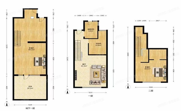 朝阳区 京城雅居45号楼1至2层E单元102号