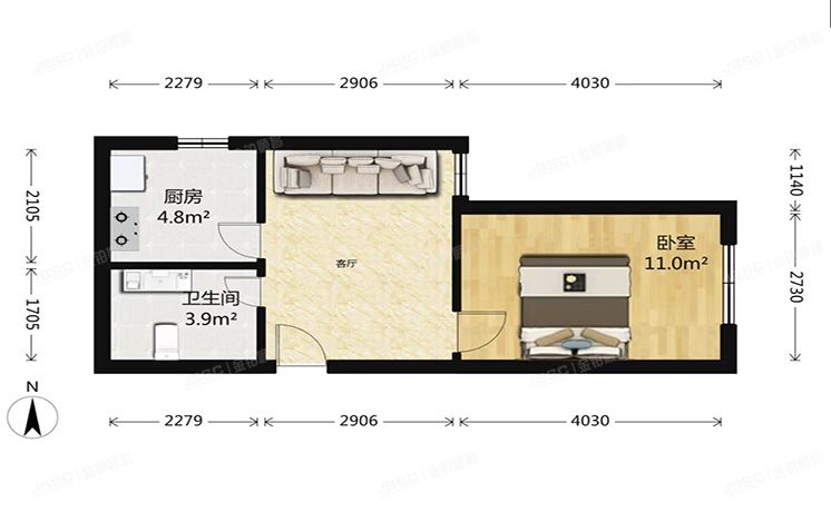朝阳区 团结湖东里12号B楼12层15A（团结湖公寓）