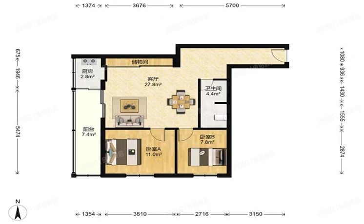 海淀区 北洼西里28号楼1层106（双紫小区）