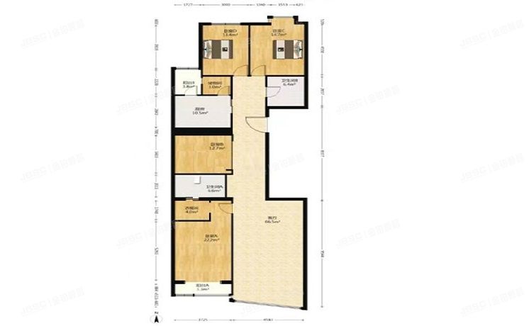 海淀区 万寿寺中海紫金苑3号楼3层1门302（中海紫金苑）