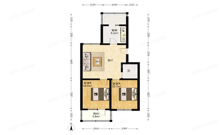 海淀区 西二旗一里三区9号楼4层7单元402（铭科苑）