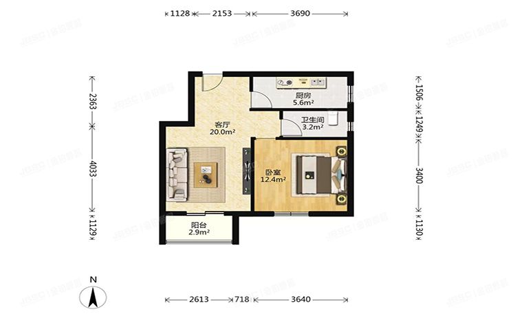 经济技术开发区 南海家园六里17号楼2层1单元202（南海家园六里）
