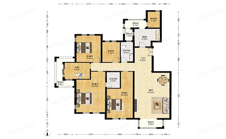 房山区 阎村镇绿城.百合公寓玉泉苑6号7层3单元702（绿城百合）