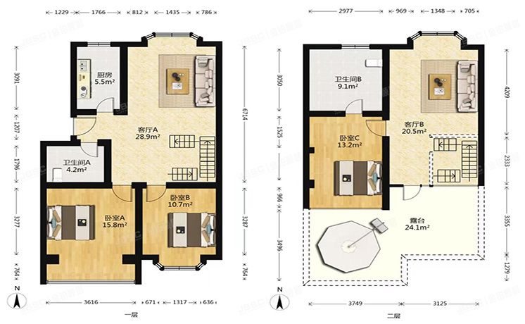 通州区 华馨园2号楼5至6层652