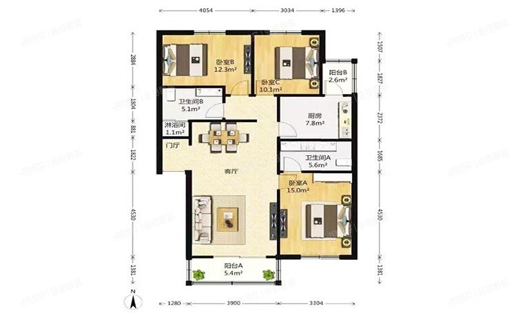 房山区 良乡地区鸿顺园8号楼4层3-402（鸿顺园）