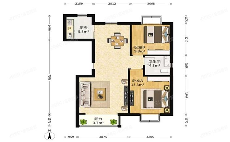 通州区 杨庄南里73号楼5层1单元501（世纪星城）