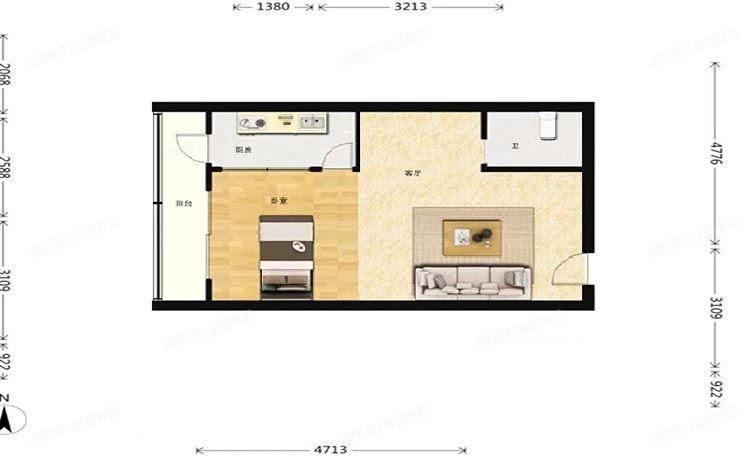 朝阳区 核桃园北里11号楼2层5单元202