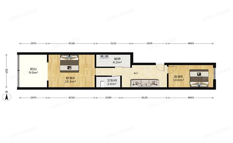 朝阳区 金台里15号楼6单元601号