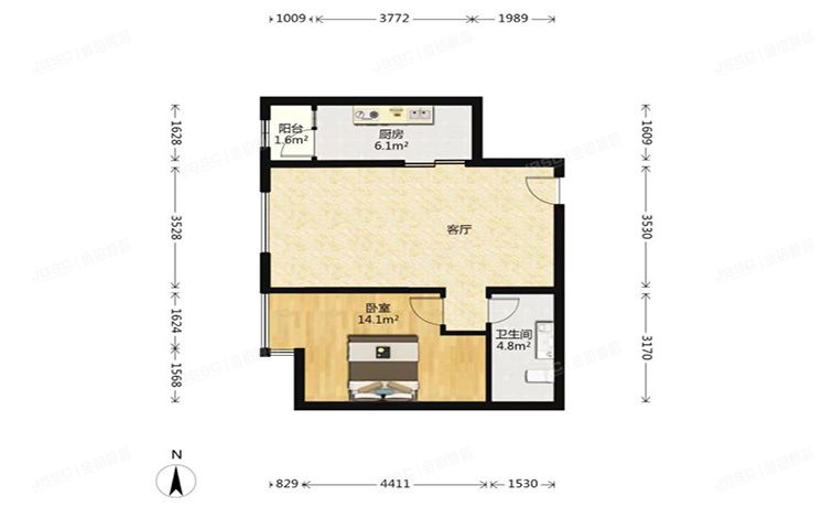 通州区 华业东方玫瑰69号楼12层1单元1202