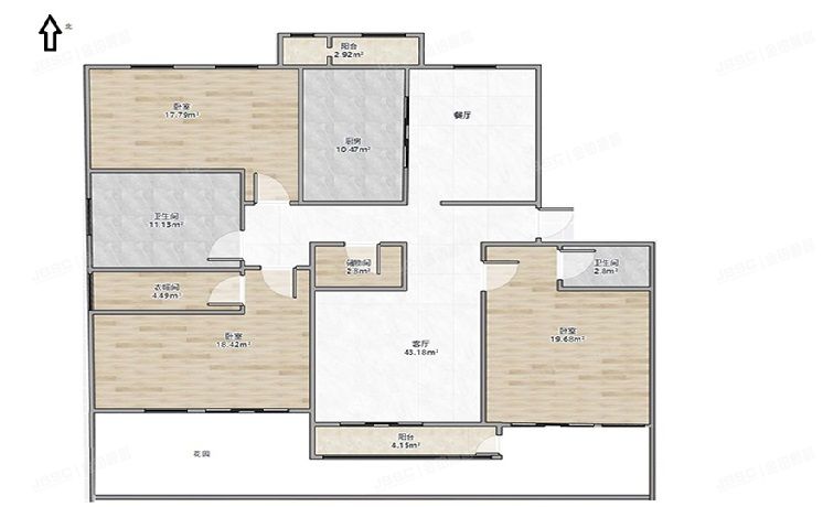 朝阳区 国奥村1号楼1层1单元102（带院子）