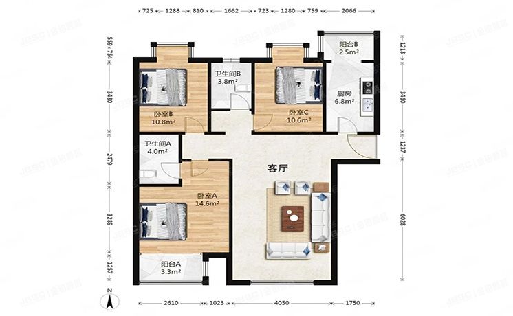 顺义区 绿港家园一区1号楼19层1单元1903