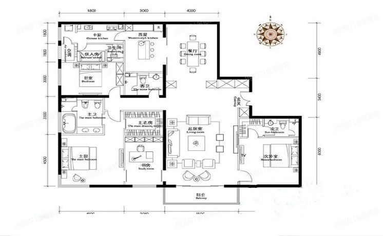 西城区 真武庙路二条10号楼11层2单元1201号（金融世家）