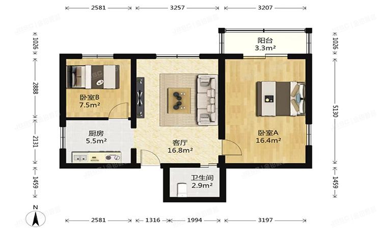 东城区 东直门外斜街12号楼1001号