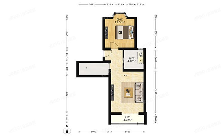 丰台区 和义西里三区18号楼6-601室