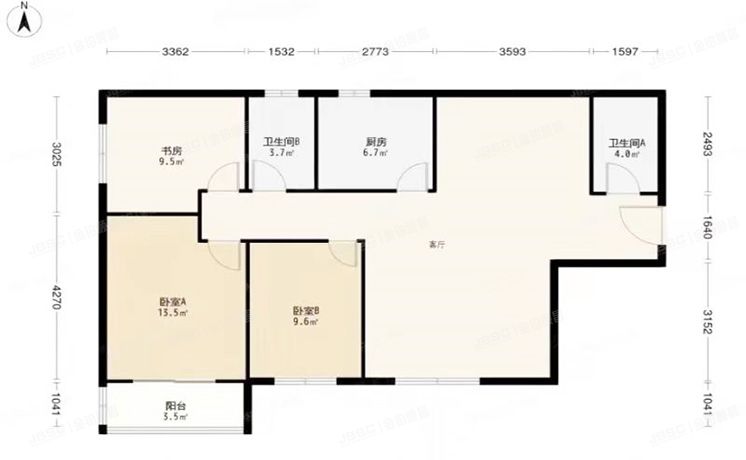 朝阳区 望馨花园214号楼2层207