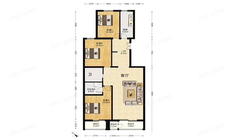 朝阳区 里外里公寓429号楼10层6单元1102