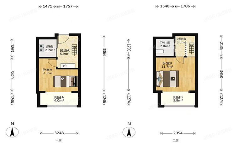 西城区 荣丰200810号楼20层2012