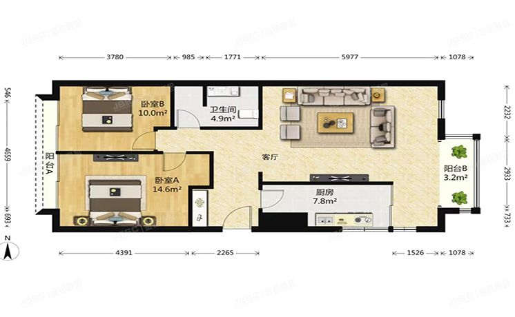 东城区 本家润园7号楼8层2单元801