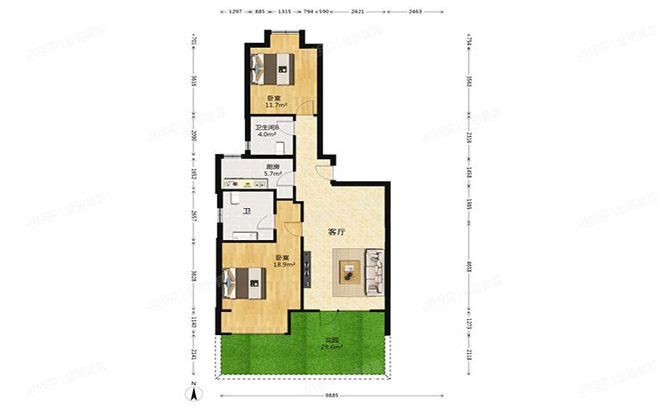 房山区 怡和路3号院5号楼2单元101室（长阳半岛东区）