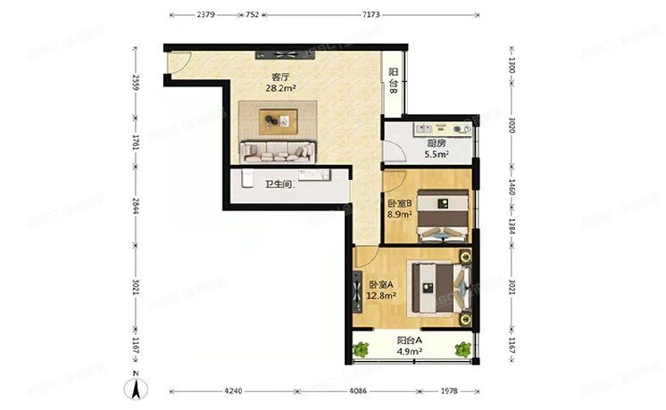 丰台区 正阳北里9号楼1层110