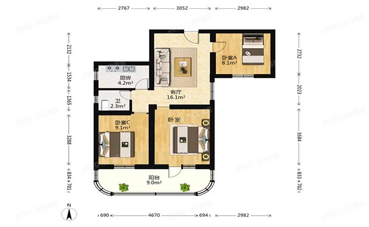 通州区 葛布店北里24号楼5层252