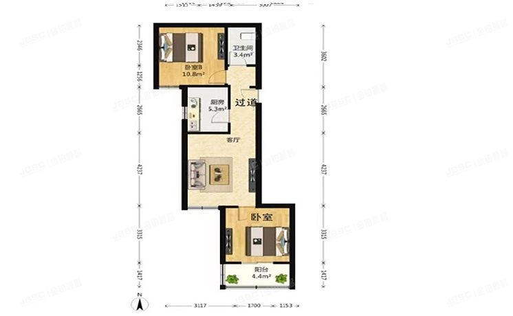 东城区 永铁苑8号楼7层706