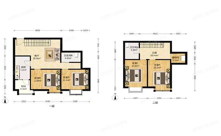 通州区 怡佳家园3号楼13至14层1304