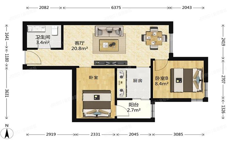 丰台区 宋家庄家园三区6号楼25层2506
