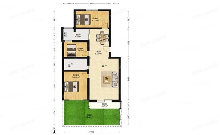 通州区 站前巴黎金侨时代家园353号楼1层112