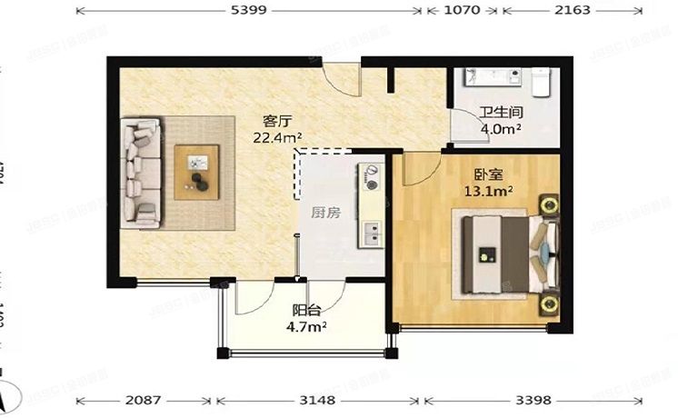 大兴区 顺驰领海6号楼4层3-402