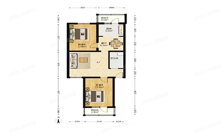 大兴区 西红门镇星光佳园11号楼5层2-502