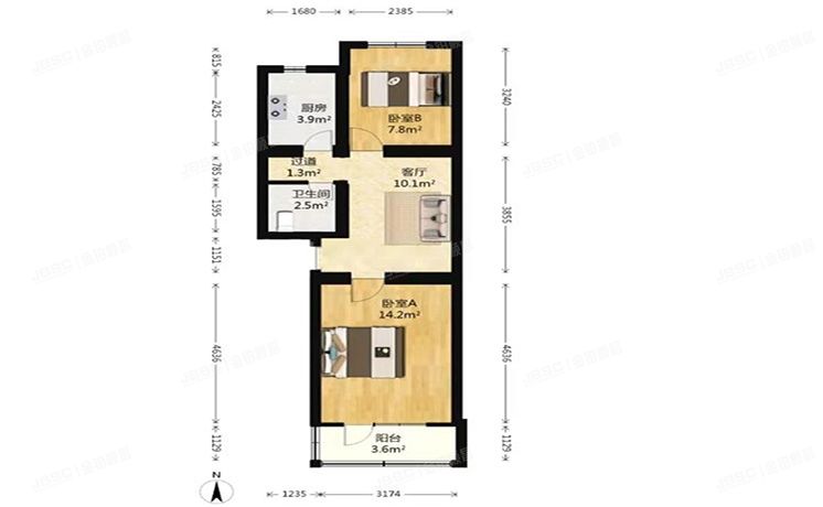西城区 月坛北小街甲4号楼1层6门101
