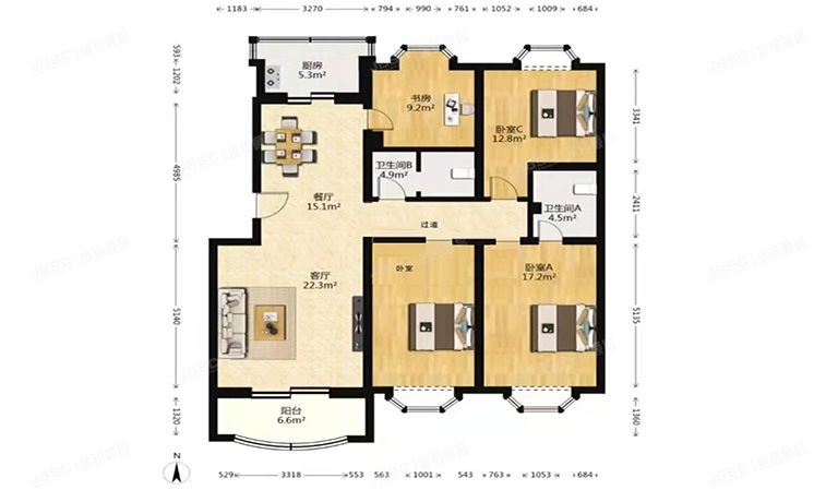 房山区 明峻嘉园32号楼2层1单元202
