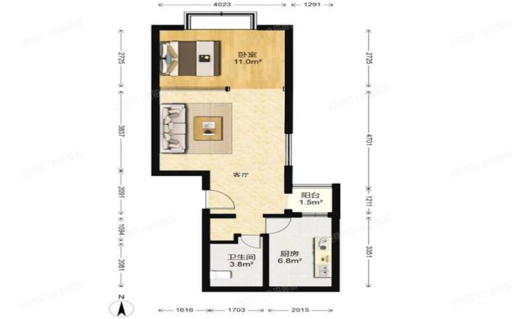 东城区 天天家园2号楼2层0202A号
