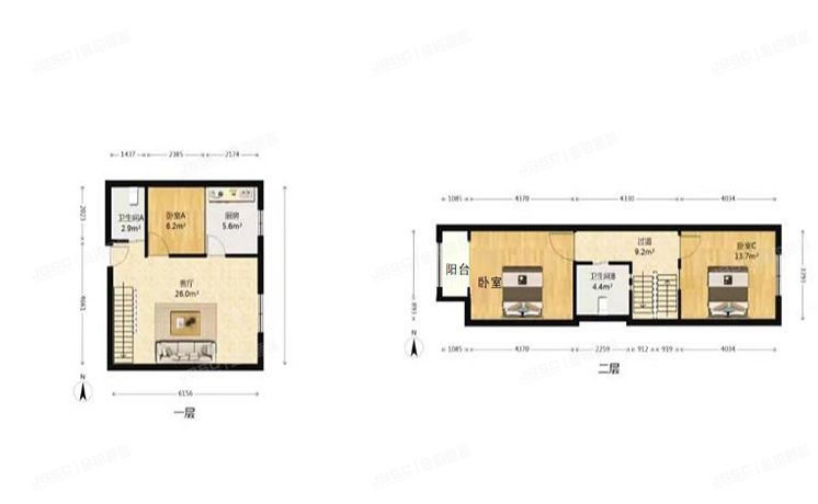 西城区 陶然居20号楼7至8层A-03-07