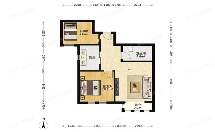 顺义区 顺悦家园1号楼10层3单元1003