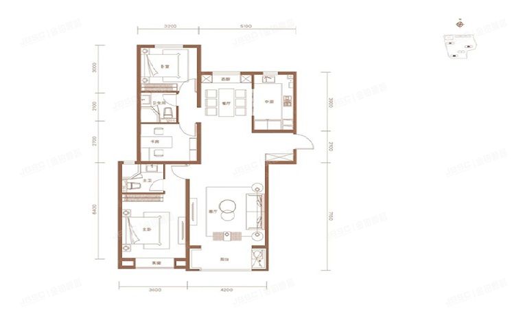 通州区 通州万国城MOMA 1号楼3层1单元303