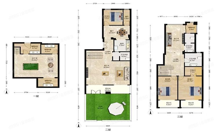 通州区 旭辉御锦16号楼-1至2层6单元101