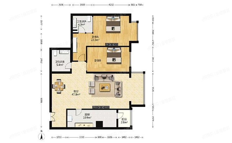 朝阳区 安立路60号润枫德尚5号楼12B02室