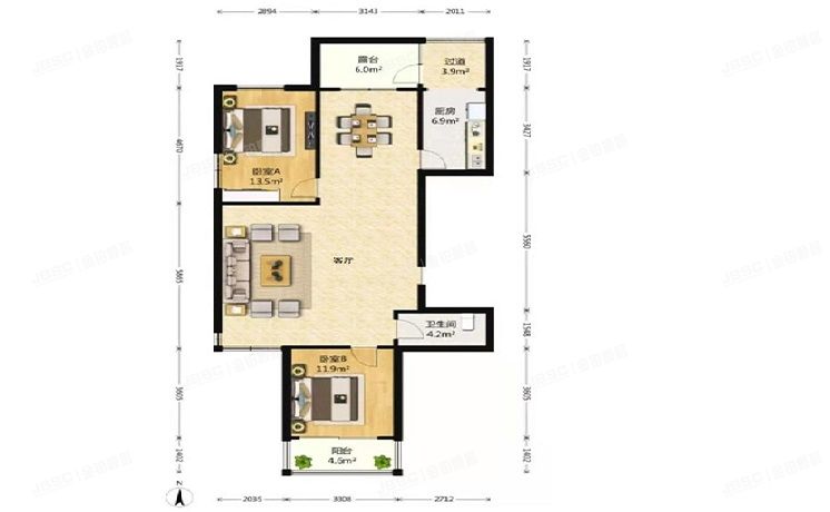 大兴区 阳光乐府22号楼10层1单元1003