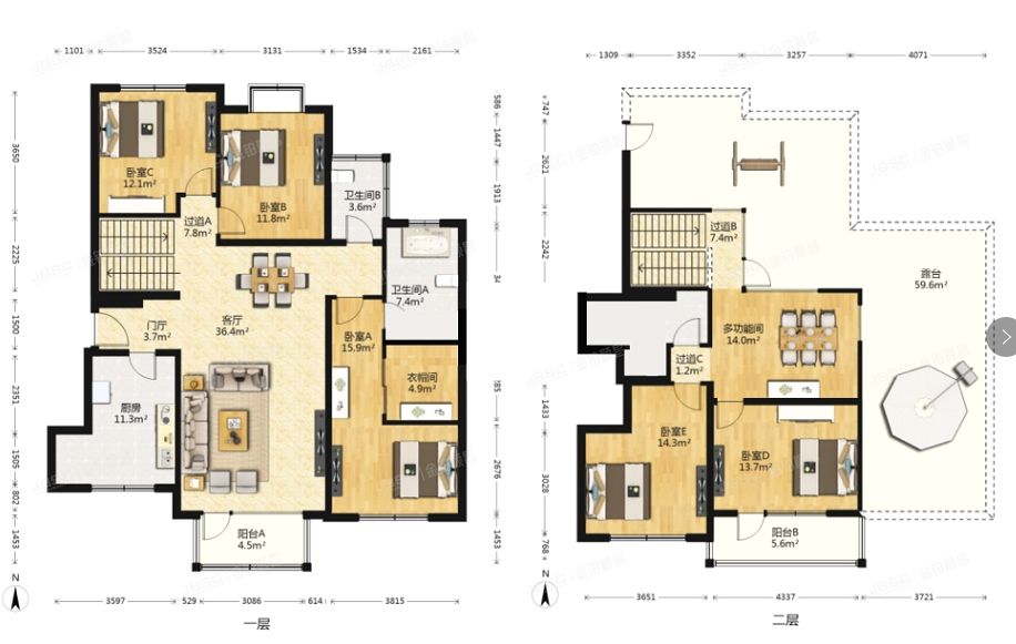 大兴区 原生墅161号楼6至7层2单元601